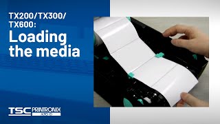 TSC TX200/TX300/TX600: Loading the media