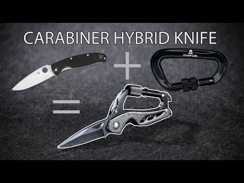 FUNBRO Multitool Carabiner with Pocket Knife, Stocking Stuffers Gifts for Men, EDC Carabiners with Folding Knives, Bottle Opener, Window Breaker and Screwdriver, Survival Gear for Camping Hiking video review thumbnail