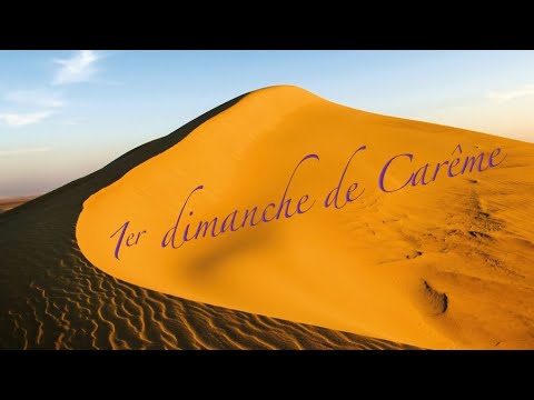 1er dimanche de Carême   2020
