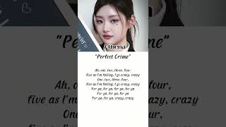 FIFTY FIFTY - &quot;Perfect Crime&quot; lyrics #fiftyfifty #pefectcrime