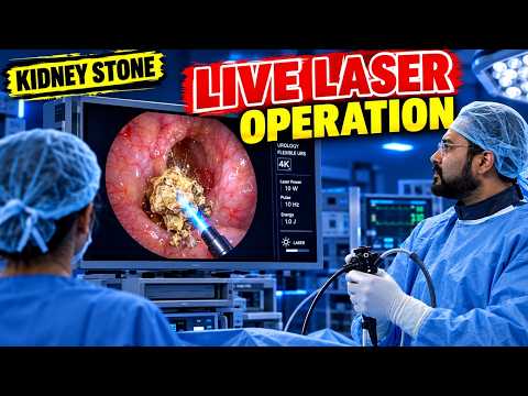 URS Laser Surgery Live | पूरा Operation देखें (Thulium Laser)