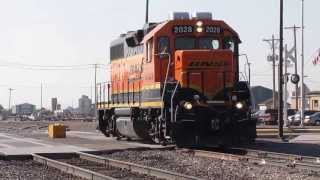 preview picture of video 'BNSF Locomotive at Scottsbluff, Nebraska'