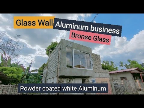 Glass Wall using Bronse Glass | NormanMaybelle TV