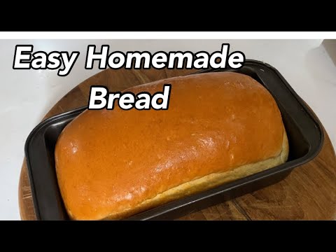 Homemade Bread, For Beginners, No Mixer. Buttery & Soft
