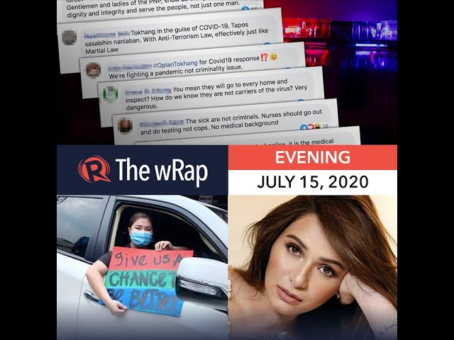 Filipinos online slam police’s ‘tokhang, COVID edition’ | Evening wRap