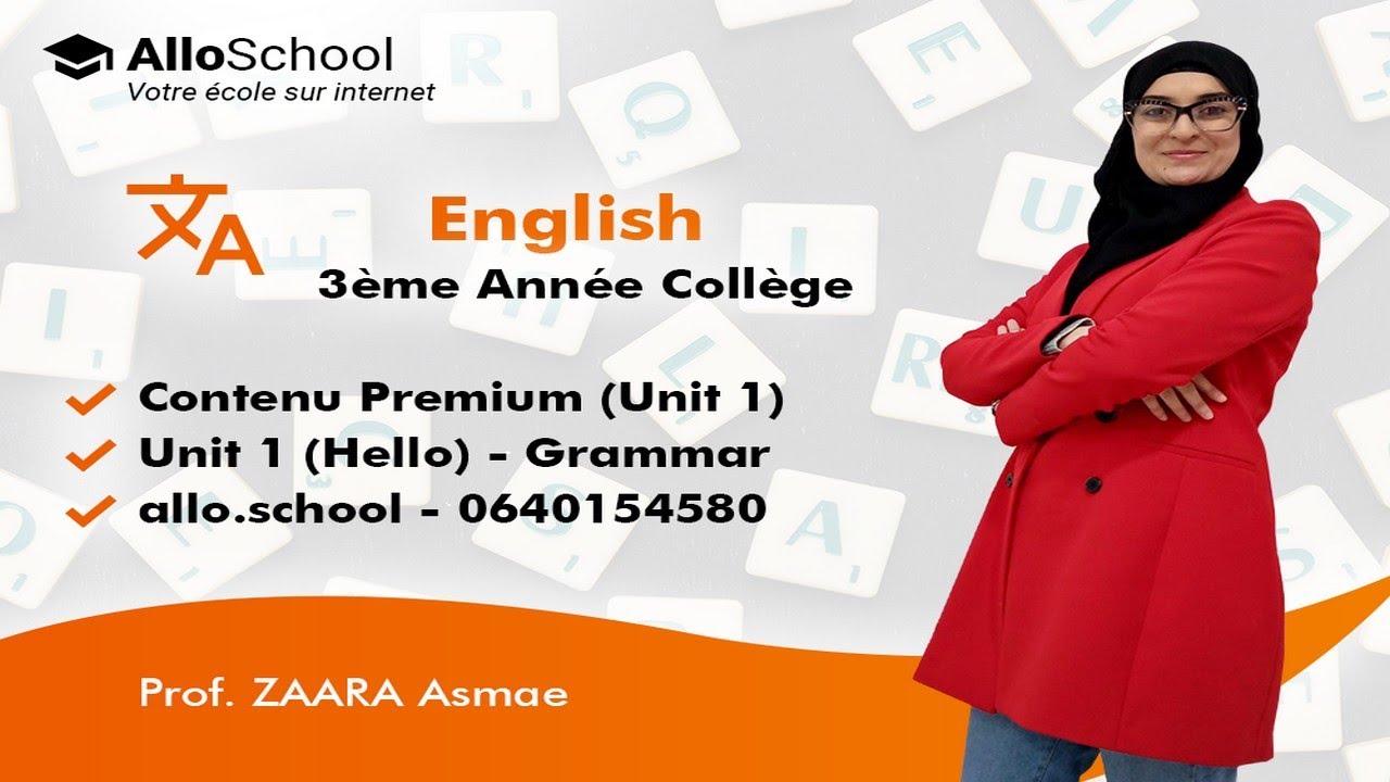 English 3AC - Unit 1 (Hello) - Grammar