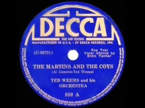1936 Ted Weems - The Martins And The Coys (Elmo Tanner, vocal)