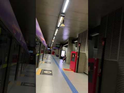 Metrô Adolfo pinheiro linha 5 lilás sp #entreteinimento