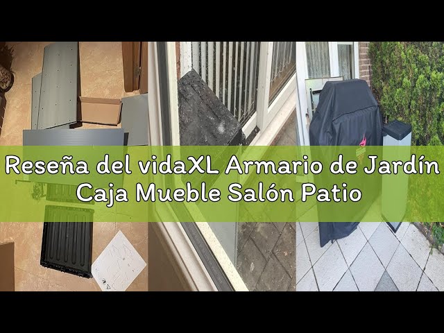 Vídeo relacionado con vidaXL Armario de Red con Almacenamiento Gris 53 x 45 x 45 cm Acero