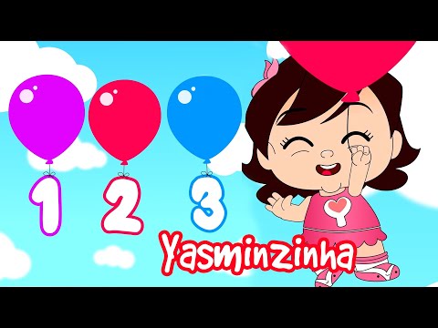 Yasminzinha - Um, Dois, Três - Educativa - Música Gospel Infantil - Desenho