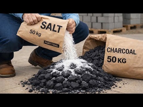 Mix Charcoal with Salt! Most People Would Never Know What Happened 😱