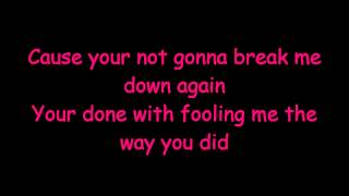 Kate Voegele- You Can&#39;t Break A Broken Heart Lyrics