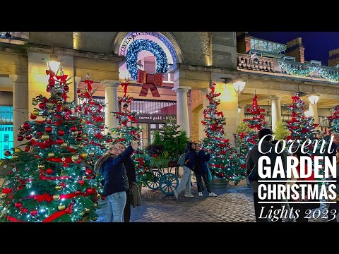 2023 London Christmas Lights Tour | Covent Garden...