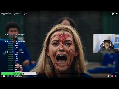 Digga D - Red Light Green Light **REACTION**