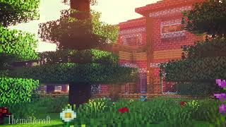 Minecraft Spring Morning Ambience Birds and Wind at the Cabin (10 Hours)