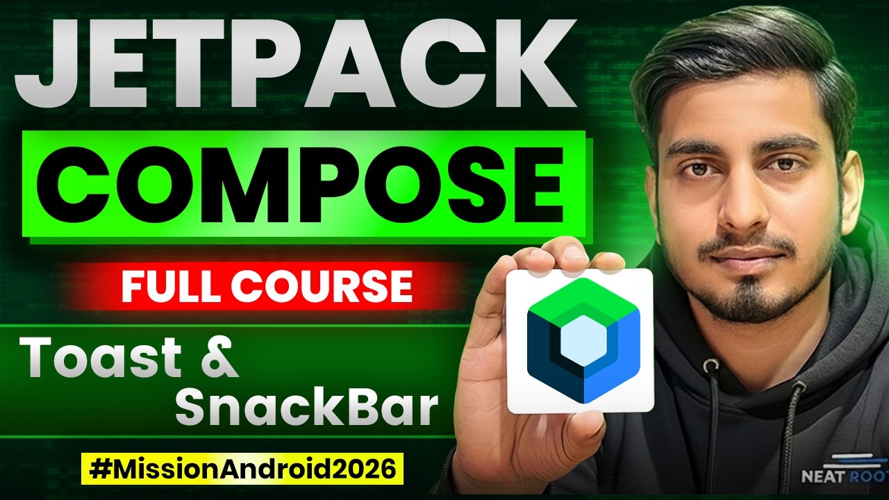 Implementing Toast & SnackBar - Android Jetpack Compose 14