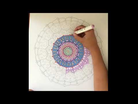 Mandala Number 1, Drawing Timelapse