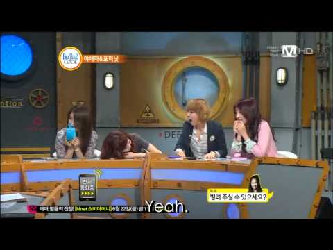 121023 SJ_Donghae have a kind heart to help Jihyun (4minute)??