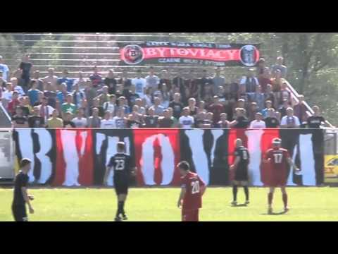 Doping kibiców na meczu Bytovia Bytów - Polonia Bytom (1:0)