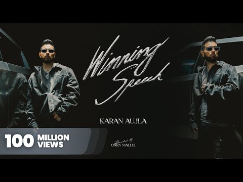 Karan Aujla - Winning Speech (w/ Mxrci) on Spotify Charts