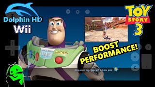 OMG!! [BOOST PERFORMANCE] Toy Story 3 (Wii) Dolphin Emulator Android