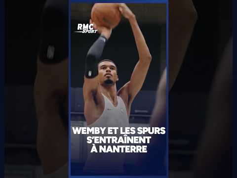 WEMBANYAMA ET LES SPURS s'entraînent à Nanterre 🏀