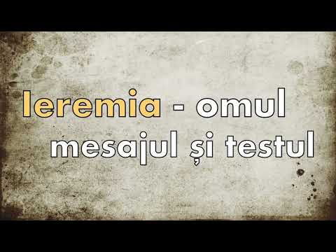 Daniel Brânzei - Jeremiah: the man, the message and the test