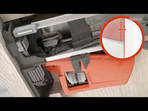 Guide per cassetto estrazione totale Blum Tandem - Regolazione