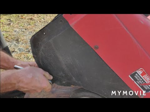 #MURRAY Snow Thrower. How to replace auger belt. Part I.