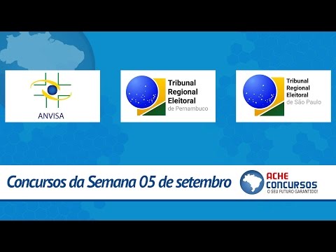 ANVISA, TRE-SP e TRE-PE abrem concursos públicos pelo país