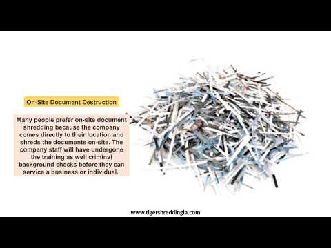How Does The Document Destruction Process Work