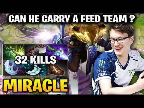 Miracle Riki - When you are the Only man In Team that Didn't Feed