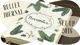 Mein BULLET JOURNAL Set up 2018 + November flip through