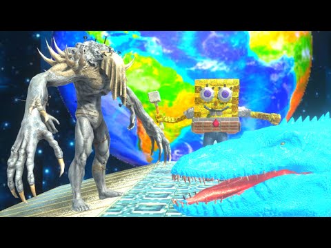 SCOURGE + SPONGE BOB ATTACK MOSASAURUS + INFERNALS - ARBS