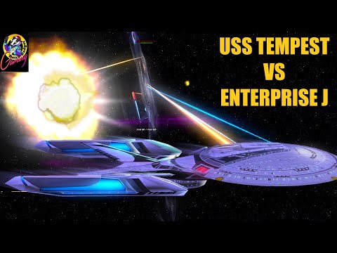 COLLOSAL Enterprise J VS 28th Century TEMPEST - Star Trek Ship Battles