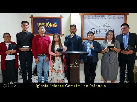Invitación 1er Aniversario Iglesia "Monte Gerizim" de Palencia, Guatemala