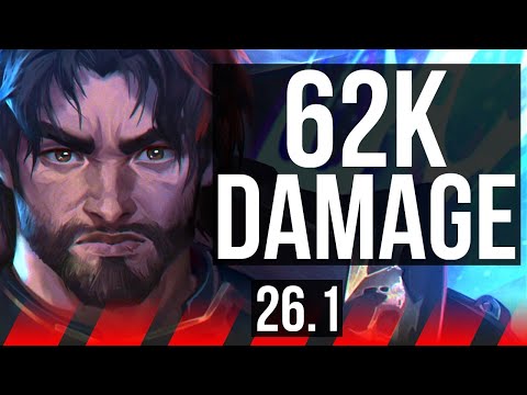 JAYCE vs DARIUS (TOP) | 62K damage | KR Master | 26.1