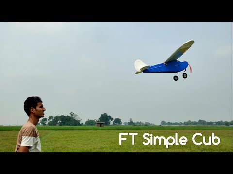 Home Build FT Simple Cub flight...