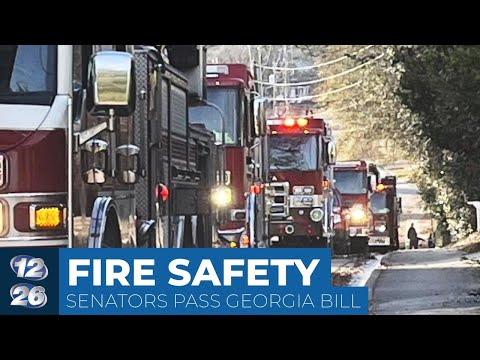 Senators pass fire safety bill for Georgia families