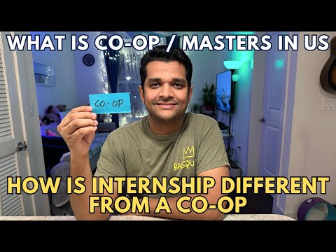 What Is a Co-op | Internship vs Co-op | Masters in America