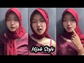Hijab Style Jilbab Merah Amel Bigo