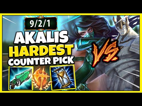 How To Beat Galio EVERY Single Ranked Game... Akali's Hardest Counter Pick ;) - League of Legends