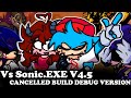 FNF Vs Sonic Exe But I Restored It 4 5 FANMADE CANCELLED BUILD Mods Hard FC