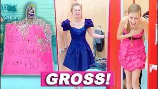 How Alexia got ASKED To Her FIRST Prom and Trying on TERRIBLE Prom Dresses!