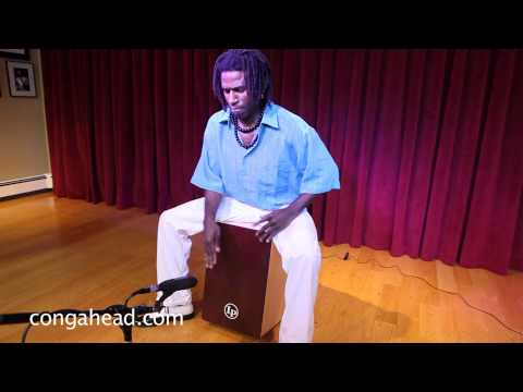 Pichio performs cajon solo for congahead.com
