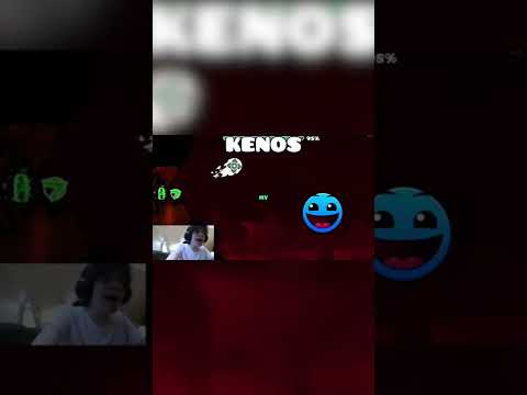 npesta ZODIAC vs KENOS reaction 😁 #shorts #geometrydash