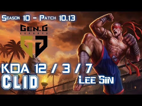 Gen Clid LEE SIN vs GRAVES Jungle - Patch 10.13 KR Ranked