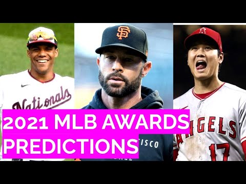 2021 MLB Awards Predictions (MVP, CY YOUNG, ROY)