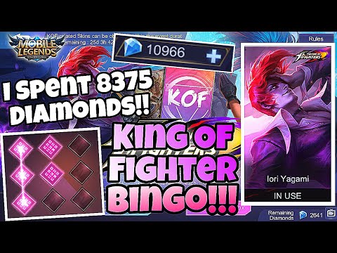 I SPENT 8,375 DIAMONDS IN THE KING OF FIGHTERS BINGO EVENT | MOBILE LEGENDS Video