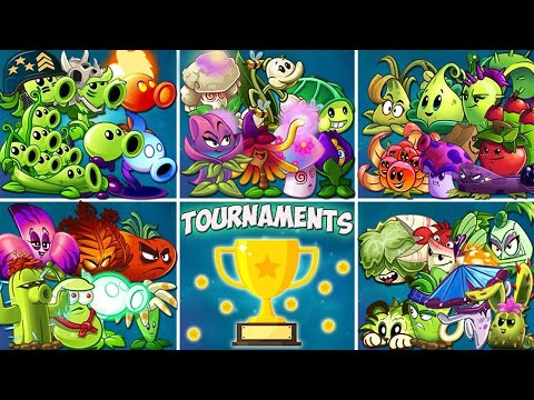 Tournament 5 Team Plant vs Team Plant - Which Team Plant Will Win? - PvZ 2 Battlez